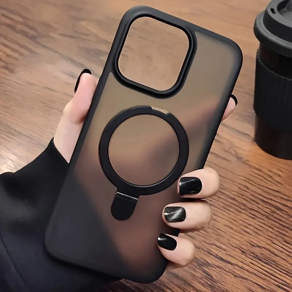NEW iPhone 13 Pro Case Black Shockproof Hard Cover Kickstand 6.1 Inch